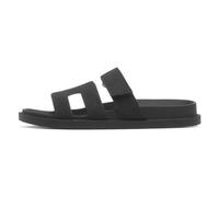 TRUFFLE Collection Louise Womens Black Flat Sandal - Size 7 UK - Black