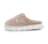 TRUFFLE Collection Lulu Womens Mocha Mule Slipper - Size M - Brown