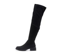 TRUFFLE Collection Noa Womens Black High Leg Boot - Size 6 UK - Black