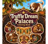 Truffle Dream Palaces Coloring Book with Cozy Underground Homes, Cute Woodland Animals, Hidden Truffle Villages, and Enchanted Forest Adventures