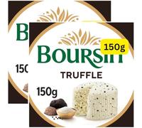 Truffle Flavoured Soft French Cream Cheese 150g Boursins (2x150g)