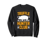 Truffle Hunter Club Funny Pig Foraging Mushrooms Sweatshirt