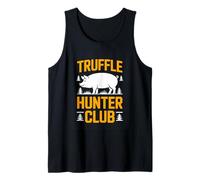 Truffle Hunter Club Funny Pig Foraging Mushrooms Tank Top