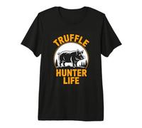 Truffle Hunter Life Truffle Hunting Pig Forager Premium T-Shirt