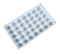 Truffle Mold, Sphere Mold, 0.9" Dia. 35 Holes Chocolate Molds, Non Stick Flexible Silicone Moulds for Cakes, Bread, Mousse, Jelly, Soap, Chocolate Molds