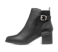 TRUFFLE Robyn Womens Black Wide Fit Ankle Boot - Size 3 UK - Black