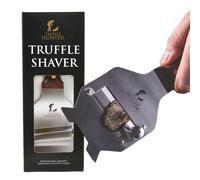 TruffleHunter, Adjustable Truffle Shaver Stainless Steel Mandoline Slicer | Rosewood Handle, Adjustable Blade, Stainless Steel, Slices Truffles, Cheese, Garlic & Chocolate