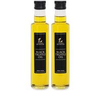 TruffleHunter - Black Truffle Oil - Extra Virgin Olive Oil for Cooking & Seasoning - 250 ml (Pack of 2)