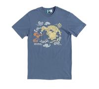 TruffleShuffle Avatar The Last Airbender World Map Indigo Blue T Shirt