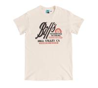 TruffleShuffle Back to The Future Biffs Automotive Detailing Natural T Shirt White