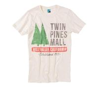 TruffleShuffle Back to The Future Inspired Twin Pines Mall Ecru T Shirt