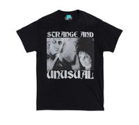 TruffleShuffle Beetlejuice and Lydia Strange and Unusual Black T Shirt