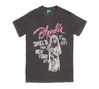 TruffleShuffle Blondie New York City Vintage Wash Charcoal T Shirt