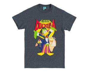 TruffleShuffle Count Duckula Dark Grey Marl T Shirt