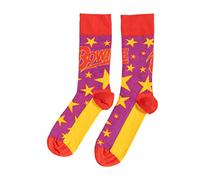 TruffleShuffle David Bowie Stars Red Socks