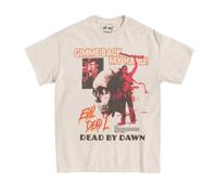 TruffleShuffle Evil Dead 2 Dead by Dawn Vintage Wash Natural T Shirt Beige