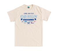 TruffleShuffle Gilmore Girls Come and Visit Stars Hollow Natural T Shirt Beige