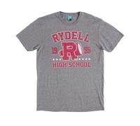 TruffleShuffle Grease Rydell High School Athletic Grey Marl T Shirt