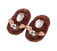 TruffleShuffle Gremlins Gizmo Slipper Socks Brown | Sherpa Fleece Lining | UK Size 4-7 | For 80s Movie Fans