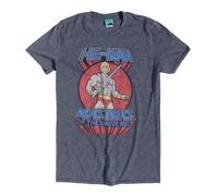 TruffleShuffle Mens Classic He Man T Shirt Blue