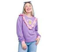 TruffleShuffle My Little Pony Ruffle Crop Lilac Sweater