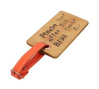 TruffleShuffle Paddington Bear Luggage Bag Tag