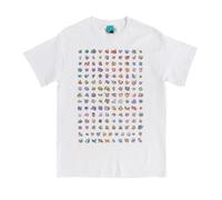 TruffleShuffle Pokemon First Gen Sprites White T Shirt