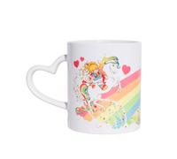 TruffleShuffle Rainbow Brite Take Me to Rainbow Land Heart Handle Mug