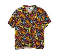 TruffleShuffle Scooby Doo Where are You Button Up Shirt Off-White