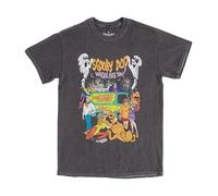 TruffleShuffle Scooby Doo Where are You Vintage Wash Charcoal T Shirt