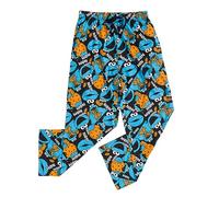 TruffleShuffle Sesame Street Cookie Monster All Over Print Lounge Pants Blue