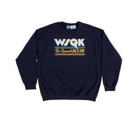 TruffleShuffle Stranger Things WSQK Logo Navy Sweater
