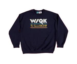 TruffleShuffle Stranger Things WSQK Logo Navy Sweater