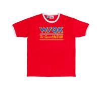TruffleShuffle Stranger Things WSQK Logo Red Ringer T Shirt