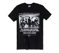 TruffleShuffle The Breakfast Club Detention T Shirt Black | Perfect for 80s Movie Fans