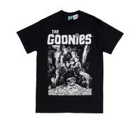 TruffleShuffle The Goonies Cast Names Black T Shirt with Back Print