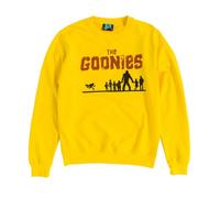 TruffleShuffle The Goonies Silhouette Retro Yellow Sweater