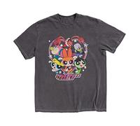 The Powerpuff Girls Vintage Wash Charcoal T Shirt