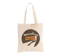 TruffleShuffle Tote Bags Wallace and Gromit Vengeance Most Fowl Logo Tote Bag White/Off White