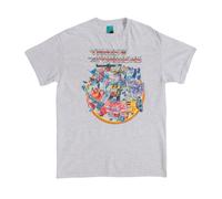 TruffleShuffle Transformers Retro Toys Ash Grey T Shirt