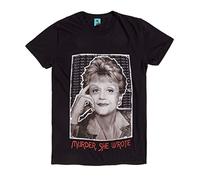 TruffleShuffle Unisex Murder She Wrote T-Shirt Black | Non-Fading | 100% Cotton for 80s TV Fans