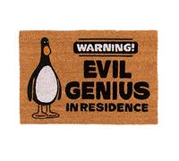 TruffleShuffle Wallace and Gromit Feathers McGraw Evil Genius Door Mat
