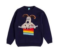 TruffleShuffle Wallace and Gromit Knitting Gromit Knitted Jumper Blue