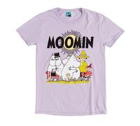 TruffleShuffle Womens Moomin Sunshine Lavender Fitted T Shirt