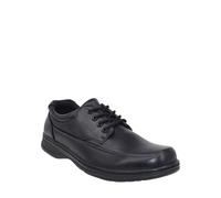 Truflex Men's Lace Up Dress Shoes Fully with Cushioned Insole, Comfortable Ankle in Black | Size: 8 Truflex Black 8