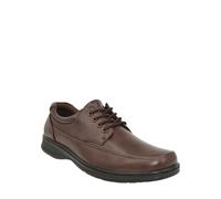 Truflex Men's Lace Up Dress Shoes Fully with Cushioned Insole, Comfortable Ankle in Brown | Size: 11 Truflex Brown 11