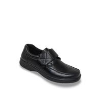 Truflex Men's Touch Fasten Wide Fit Shoe in Black | Size: 12 Truflex Black 12