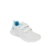 Truflex Women's Wide EE Fit Lightweight Touch Fasten Mesh Fabric Trainer in White | Size: 8 Truflex White 8