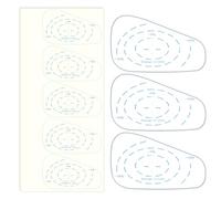Trufolxiaz 125pcs Swing Tape Self-Teaching Sweet Consistency Analysis Club Stickers Tape Labels Club Indicators