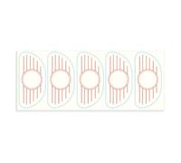 Trufolxiaz 125pcs Swing Tape Self-Teaching Sweet Consistency Analysis Club Stickers Tape Labels Club Indicators